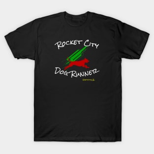 Rocket City Dog Runner Logo T-Shirt